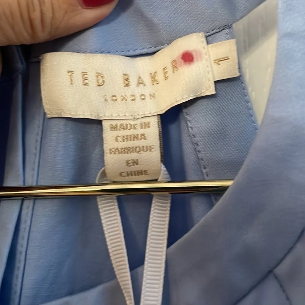 Ted Baker Blue Jettas Dress Size 4 US